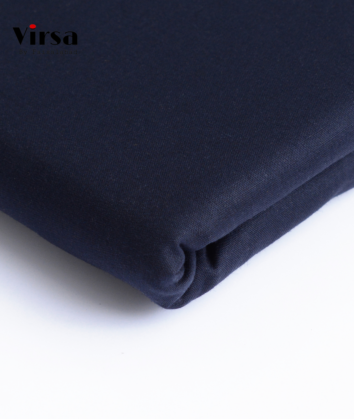 Navy Blue Summer Boski – Premium Unstitched Fabric | Virsa by Faisalabad