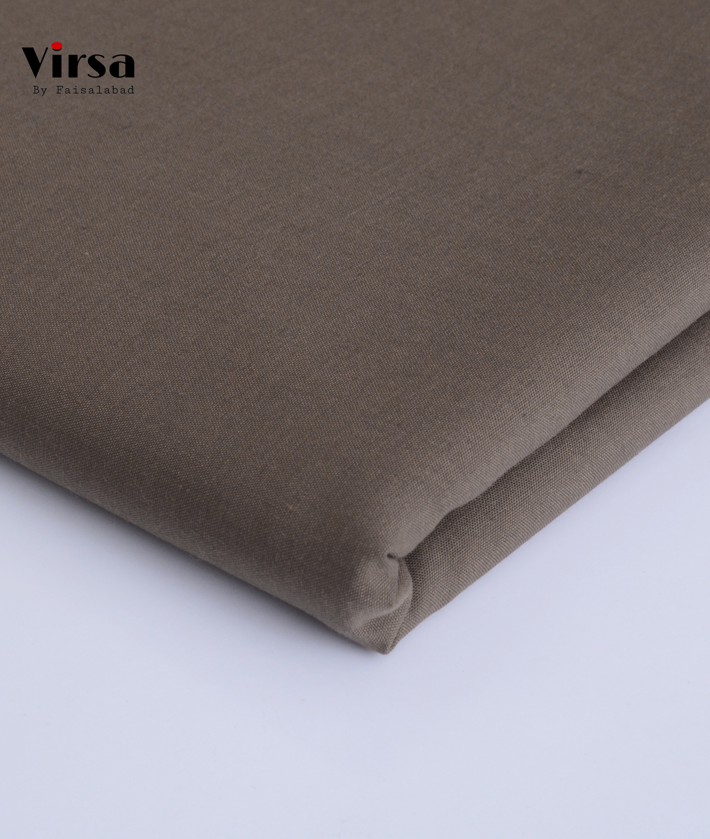 Premium Choco Brown Boski Fabric – Unstitched Summer Suit | Virsa by Faisalabad