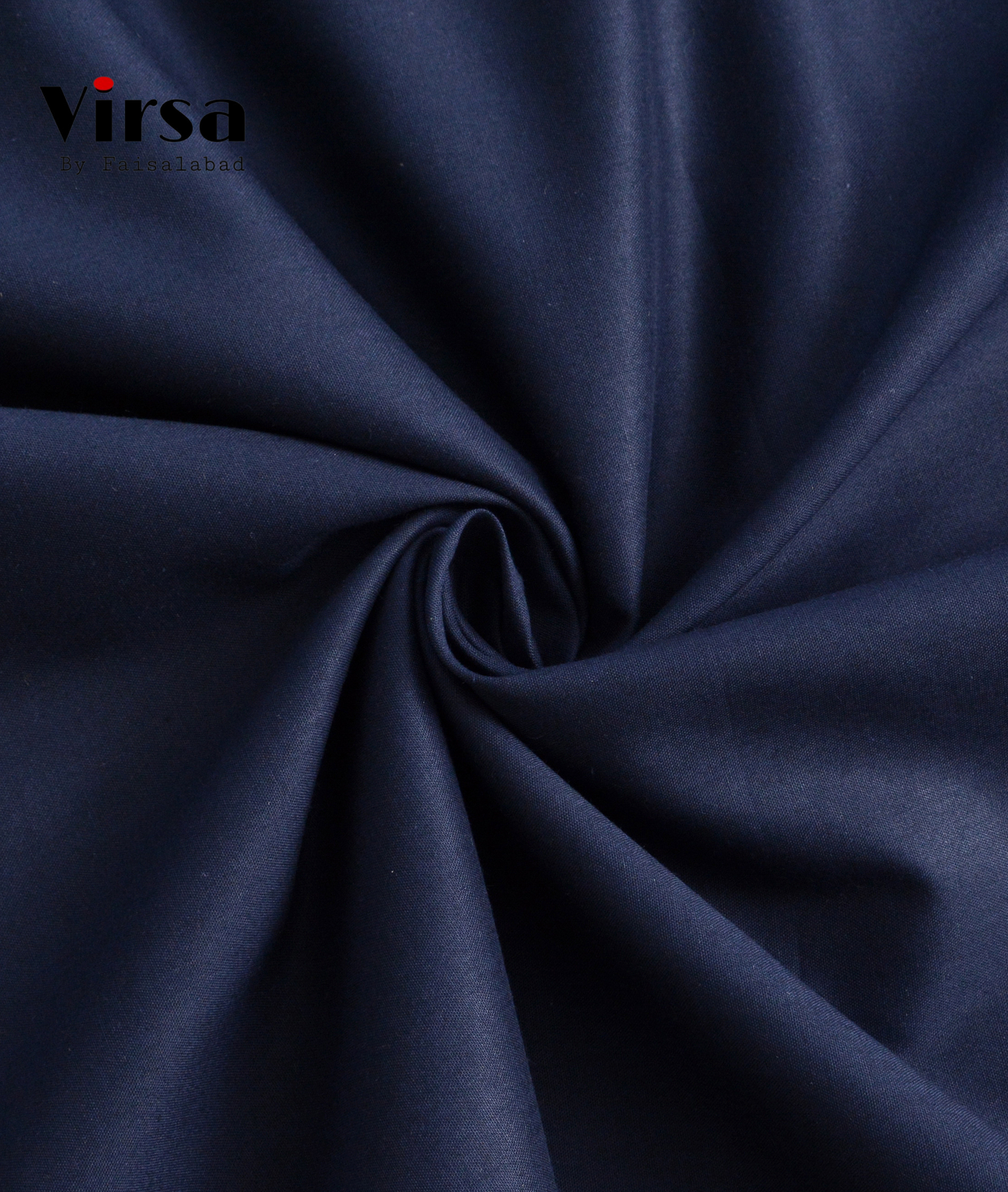 Navy Blue Summer Boski – Premium Unstitched Fabric | Virsa by Faisalabad