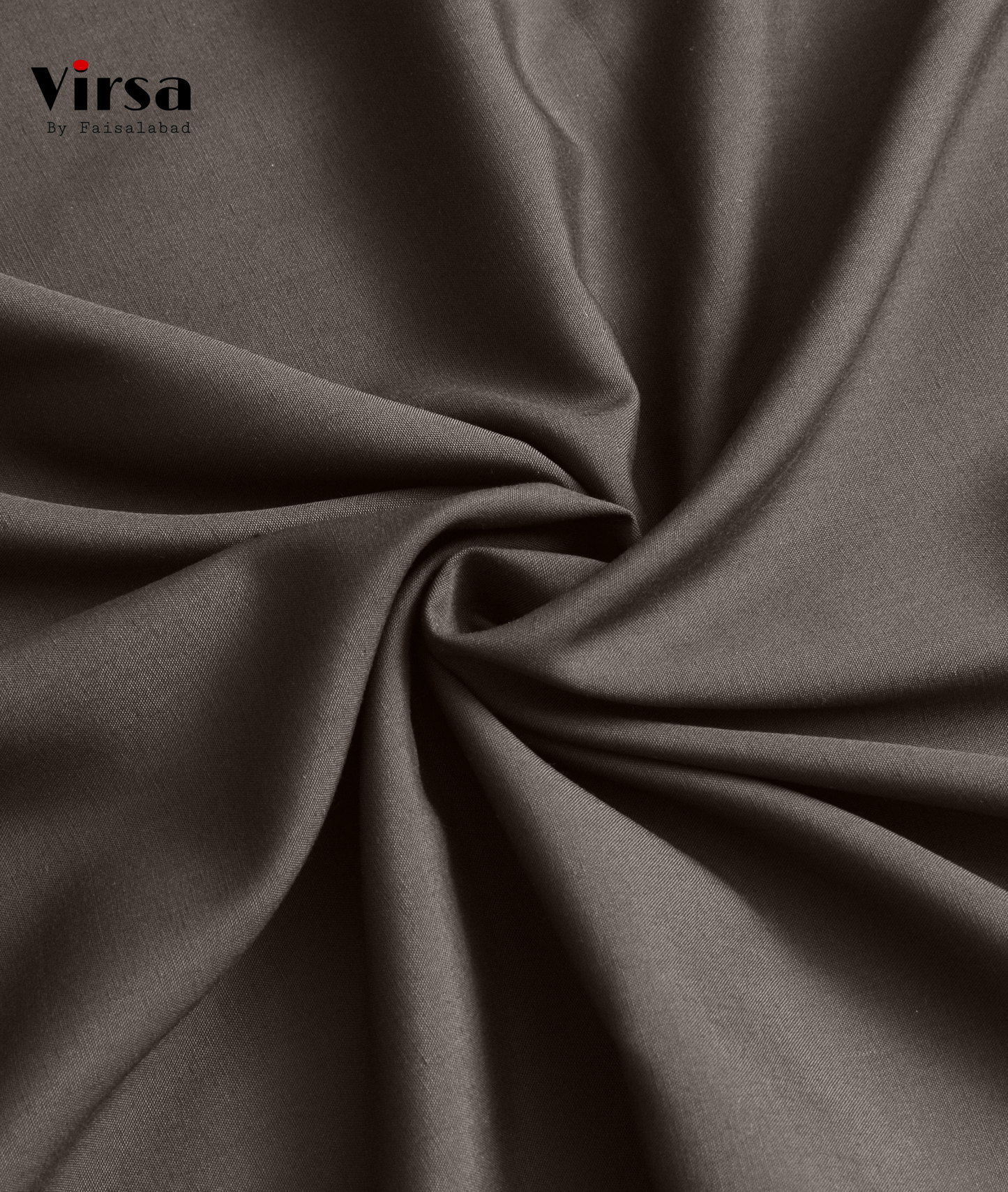 Premium Choco Brown Boski Fabric – Unstitched Summer Suit | Virsa by Faisalabad