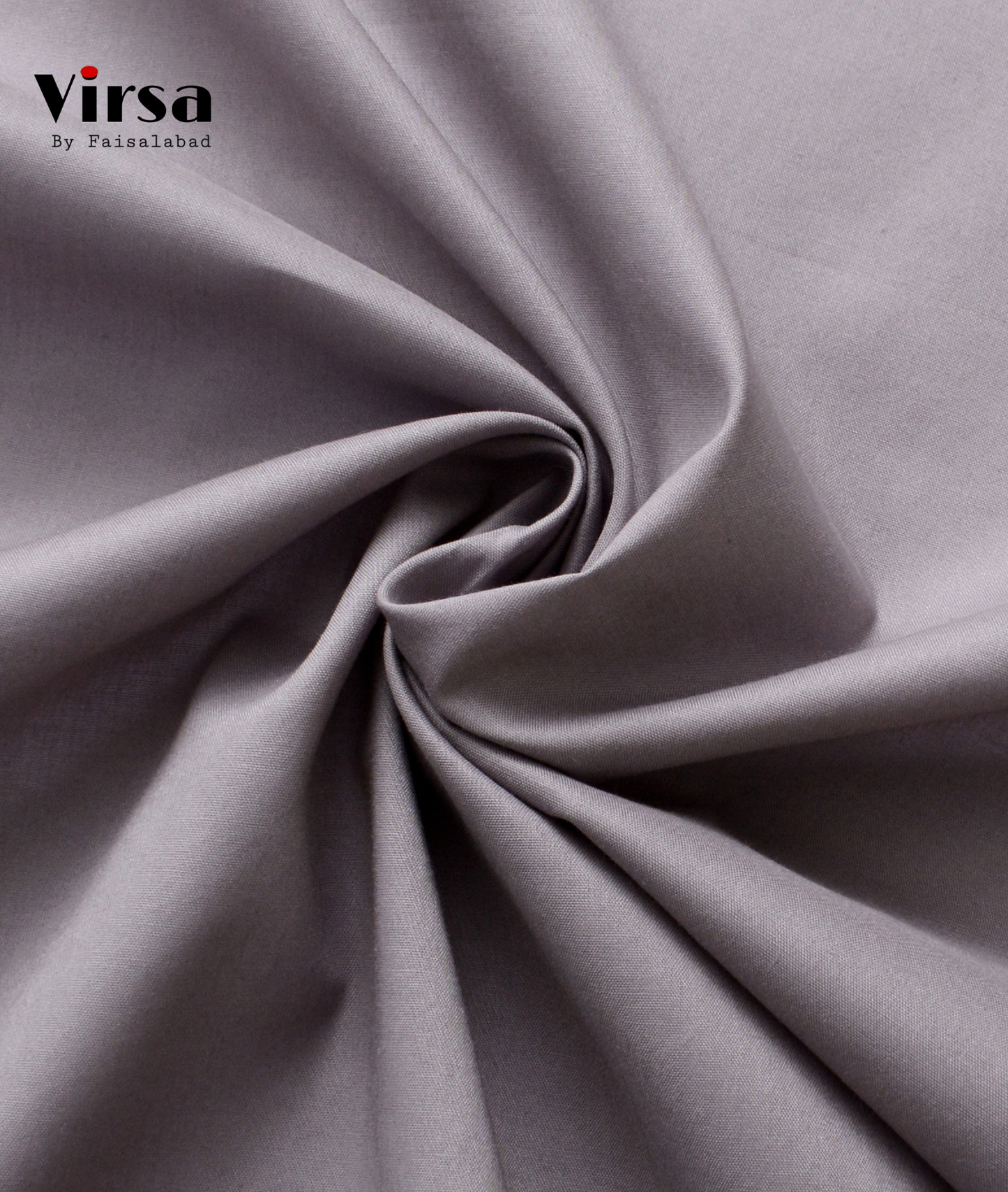 Premium Grey Boski Fabric – Unstitched Summer Suit | Virsa by Faisalabad