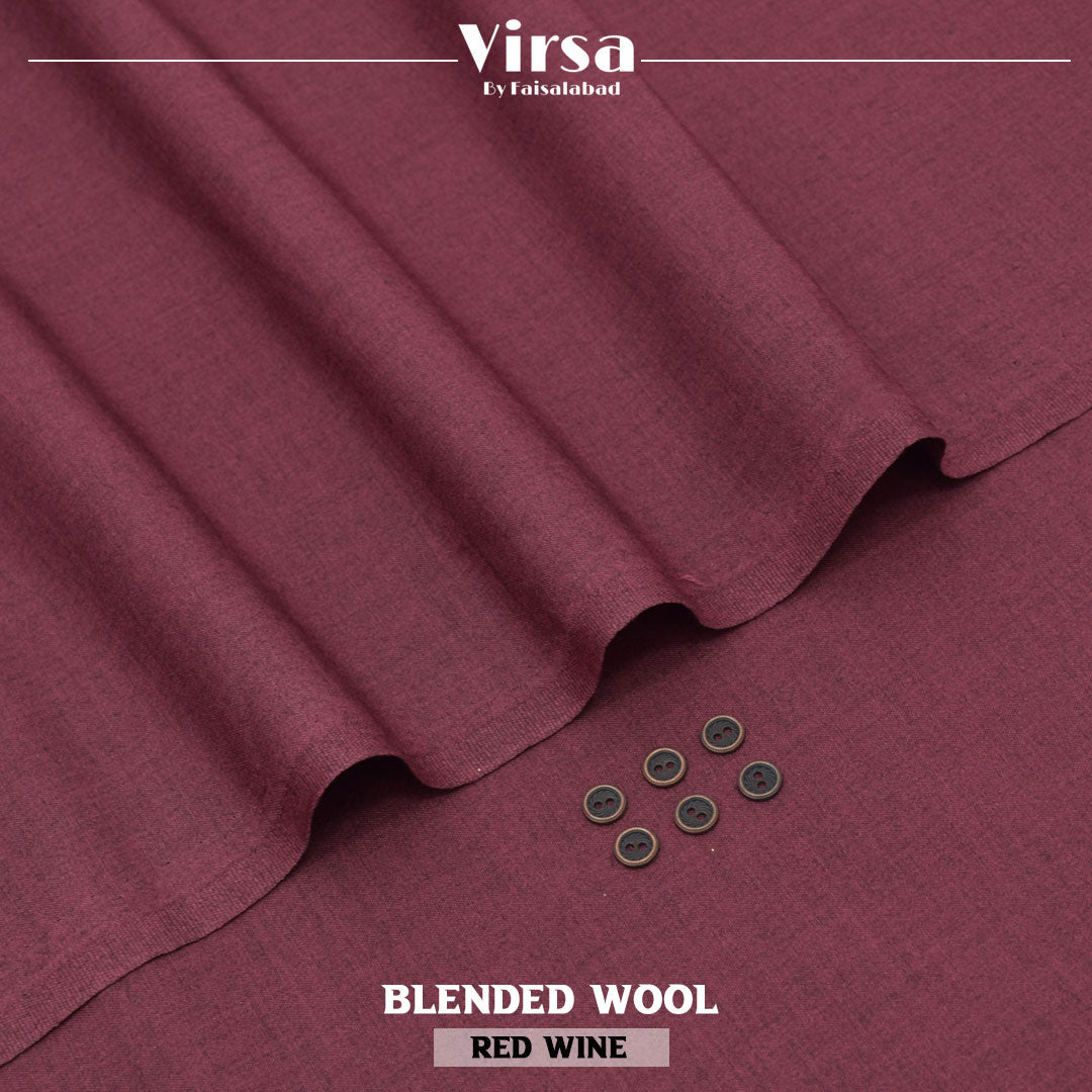 Red Wine Blended Wool