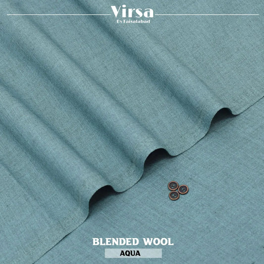 Aqua Blended Wool