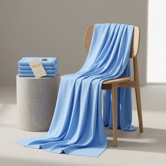 Sky Blue - Italian Boski Wash & Wear