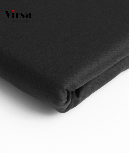 Premium Black Boski Fabric – Unstitched Summer Suit | Virsa by Faisalabad