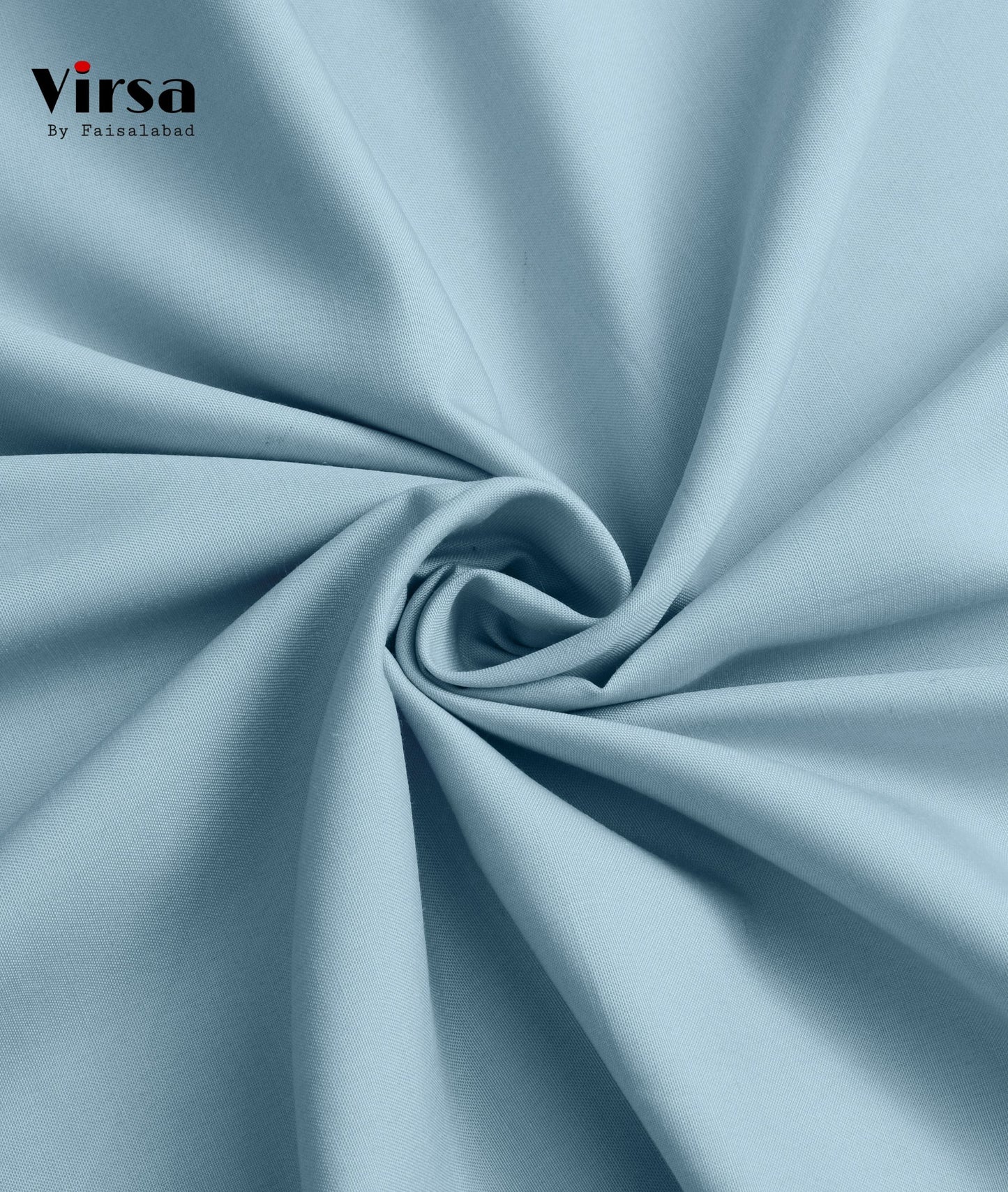 Premium Aqua Blue Boski Fabric – Unstitched Summer Suit | Virsa by Faisalabad