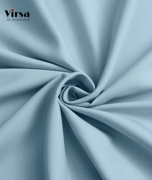 Premium Aqua Blue Boski Fabric – Unstitched Summer Suit | Virsa by Faisalabad