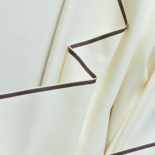 Signature Cream Premium Deluxe Boski unstitched fabric - Virsa Faisalabad